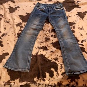 Girls Wired Heart Jeans Size 10